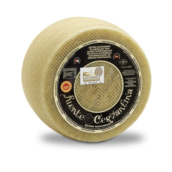 queso manchego curado fuente cervantina