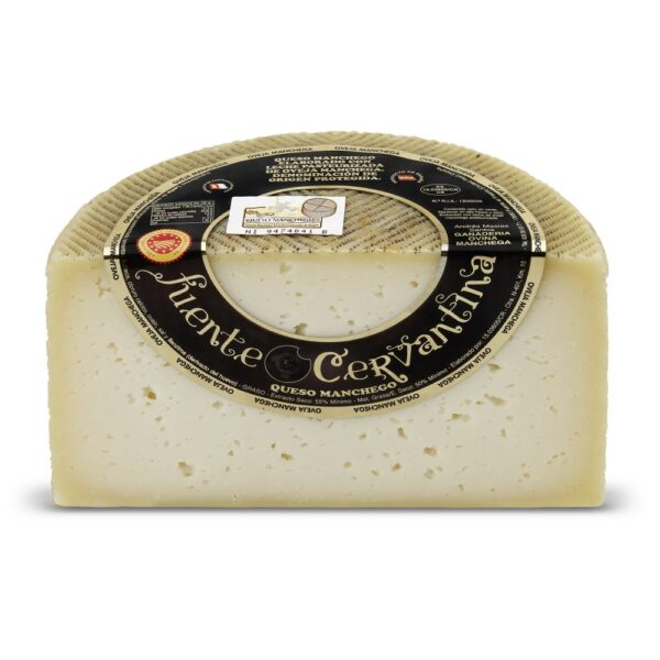 queso manchego curado fuente cervantina