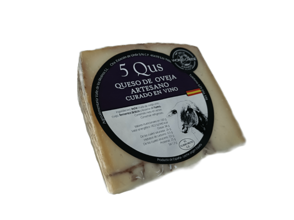 queso de oveja curado en vino
