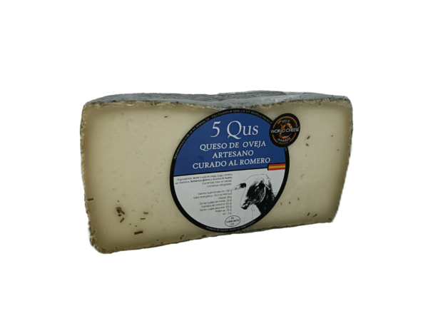 queso de oveja curado en romero