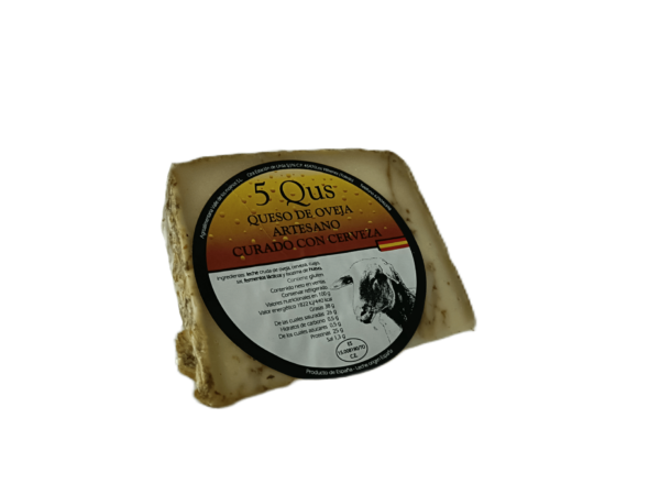queso de oveja curado en cerveza