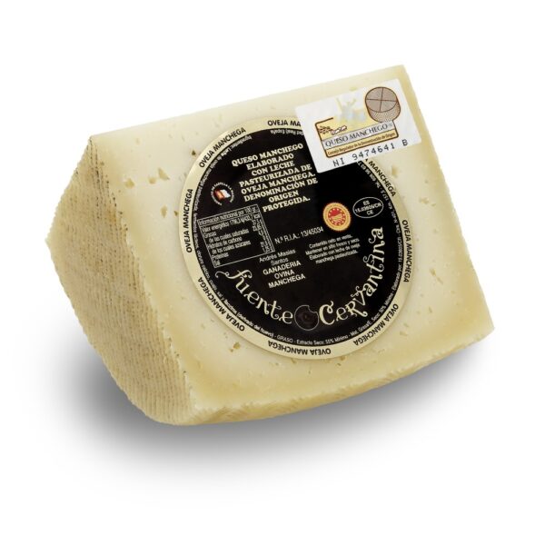 queso manchego curado fuente cervantina