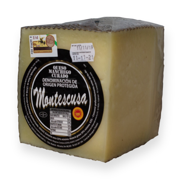 queso manchego curado montescusa