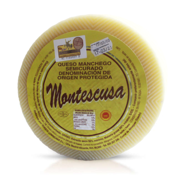 queso manchego semicurado montescusa