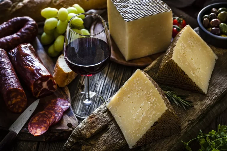 maridaje de queso y vinos
